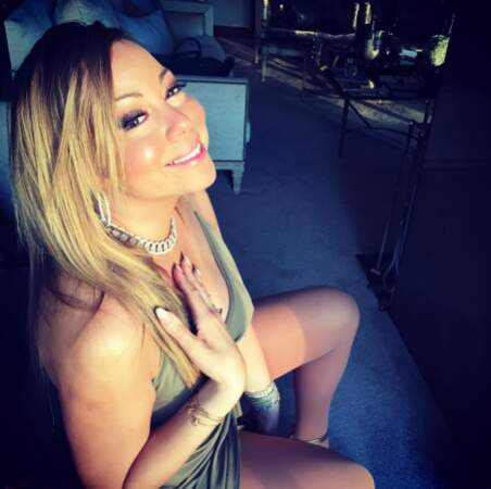 Mais Mariah, qu'est ce que tu fais avec ta main ?