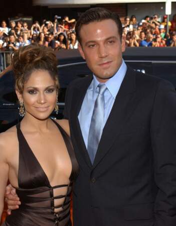 Ben Affleck et sa précédente compagne, la chanteuse Jennifer Lopez