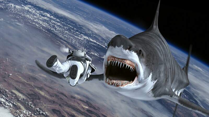 Des requins dans l'espace, c'est complètement timbré !