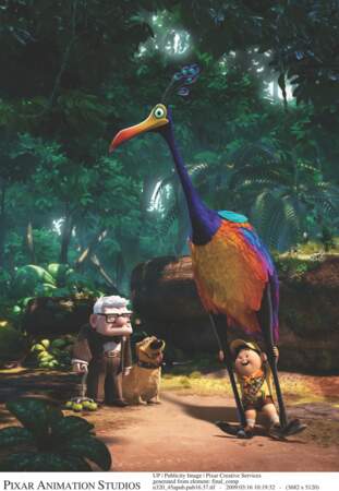 Le dodo, imposant compagnon de Carl et Russell dans Là-haut (2009)