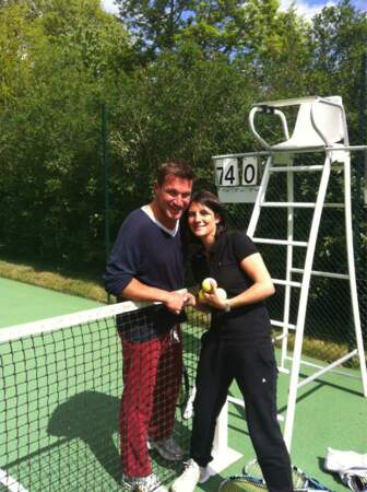 Roland Garros time pour Estelle Denis et Benjamin Castaldi !