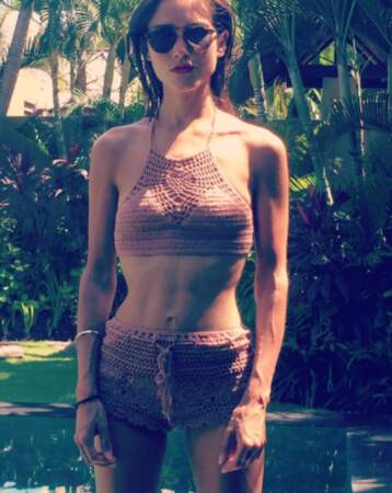 Cette photo de Joyce Jonathan en bikini, amaigrie, a alerté les internautes. 
