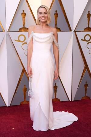 La toute belle Margot Robbie, nommée pour l'Oscar de la Meilleur actrice pour Moi, Tonya