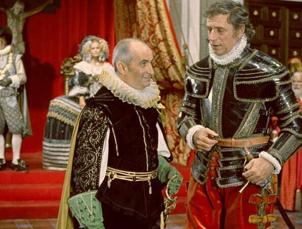 Yves Montand avec Louis de Funès dans "La folie des grandeurs" (1971)