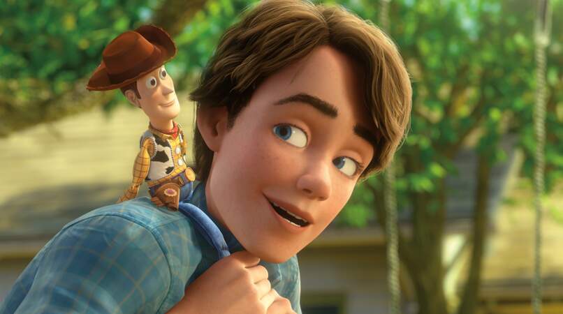Dans Toy Story, entre Andy et le cow-boy en jouet Woody, c'est la belle entente !