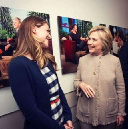 Elle rencontre même Hillary Clinton !