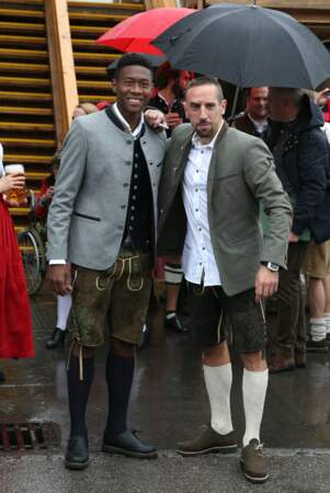 Franck Ribéry et son coéquipier David Alaba, international autrichien, sont inséparables !