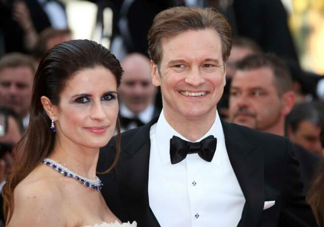 Colin Firth et madame, ravis !