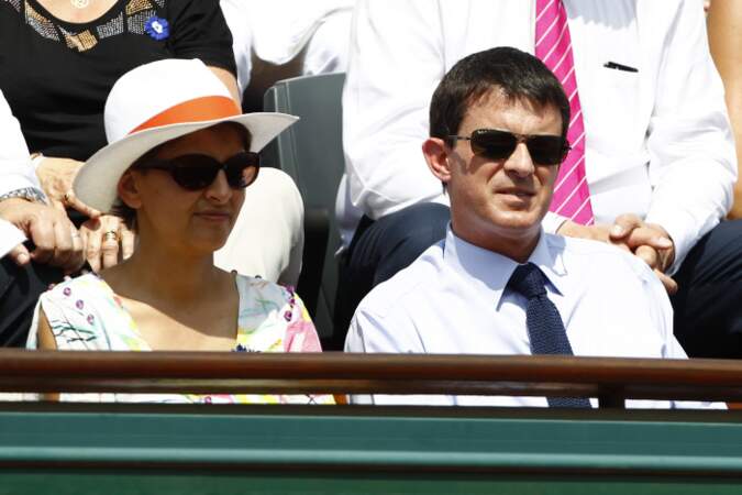 Najat Vallaud Belkacem et Manuel Valls ont assisté à la finale entre Nadal et Djokovic.