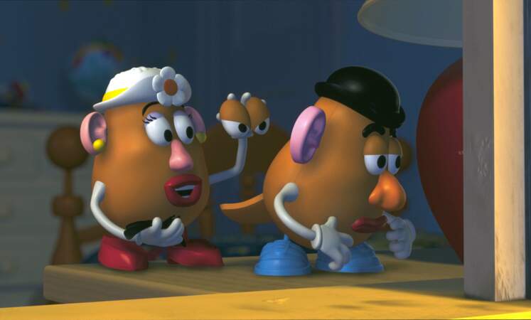 Monsieur et Madame Patate, jouets emblématiques de Toy Story (1996)