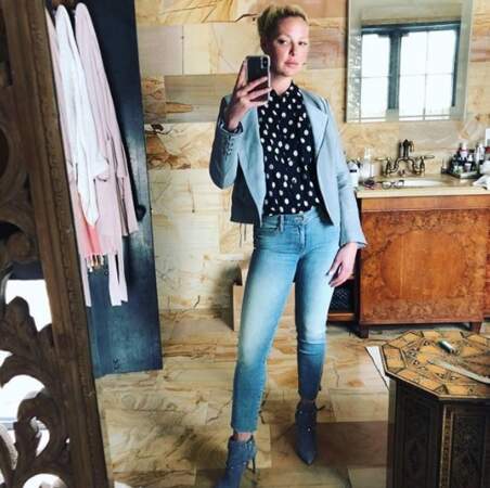 Katherine Heigl s'est prise pour une instagrammeuse mode. 