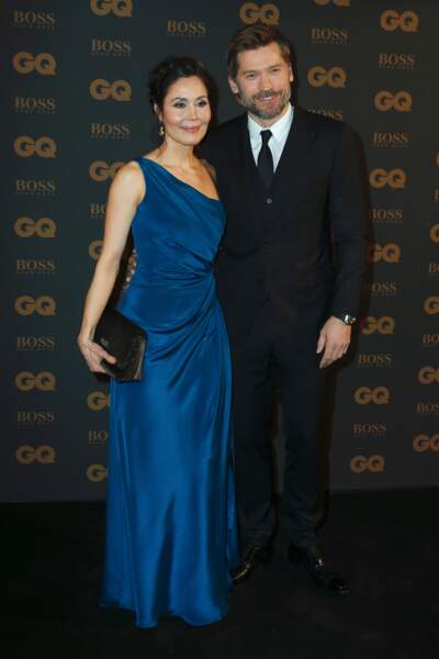 L'acteur pose avec sa femme