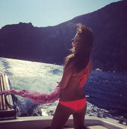 Lea Michele qui découvre la beauté de l'Italie...