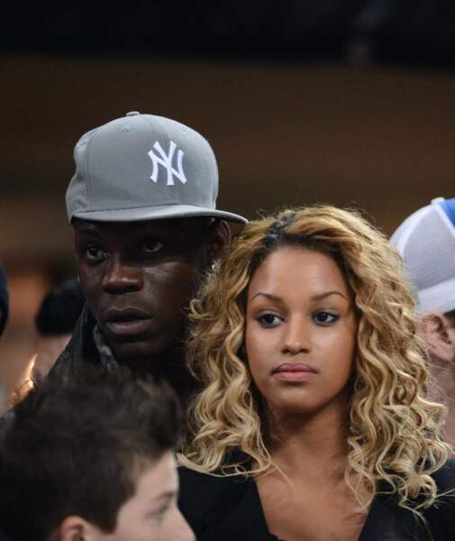 Voici le fantasque attaquant italien, Mario Balotelli, et sa compagne Fanny Neguesha, sa future femme
