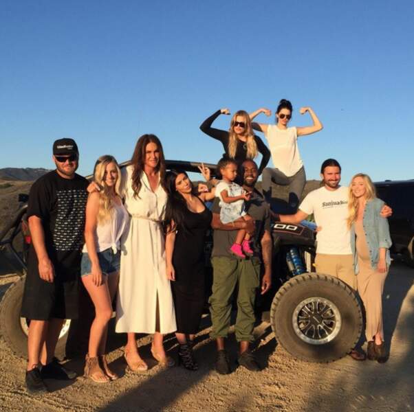 Le clan Kardashian autour de Caitlyn Jenner. 