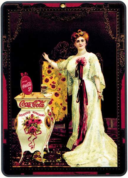 Affiche Coca Cola de 1889 - La boisson des ladies