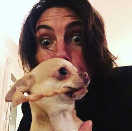 Alessandra Sublet est elle aussi une fille à chiens. 