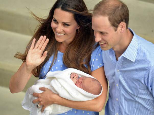 22 juillet 2013, Baby George, héritier de la couronne, voit le jour à l'Hôpital St Mary de Londres
