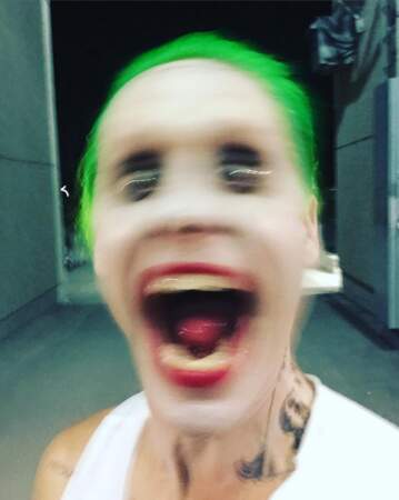 L'acteur-chanteur revient sur les écrans dans Suicide Squad, où il joue le Joker. Et il est content visiblement.