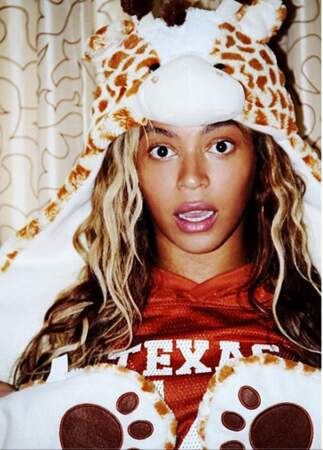 En parlant de déguisement, Beyoncé a essayé celui de la girafe !