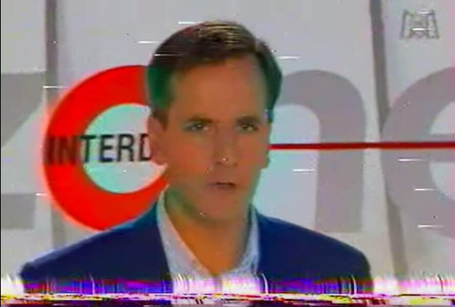 A ses débuts sur M6, à la fin des années 90, comme ici en 1999, il animait Zone Interdite