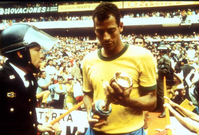 1970 - Carlos Alberto Torres, capitaine du Brésil vainqueur de l'Italie au Mexique