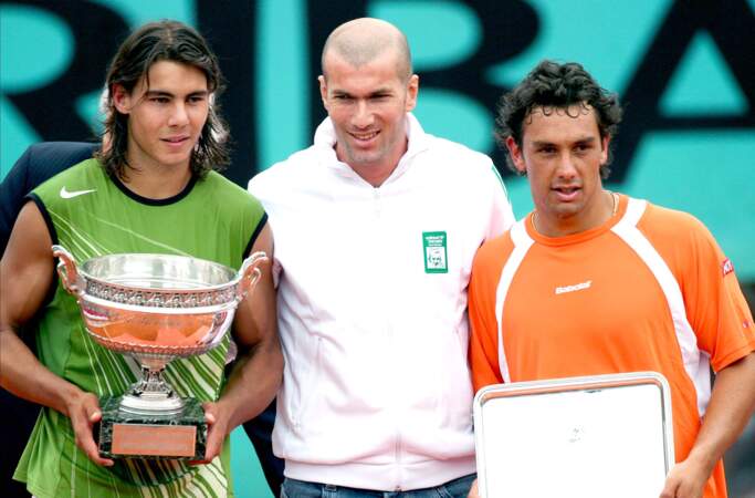 2005 : Sacré, Nadal rit avec Zizou et Mariano Puerta pleure