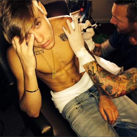 Cette année, Justin Bieber s'est encore fait tatouer