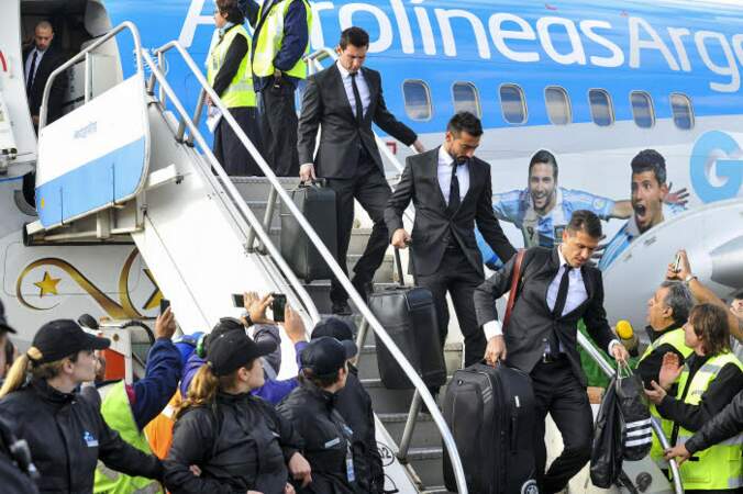 Les joueurs argentins sont également rentrés au pays...