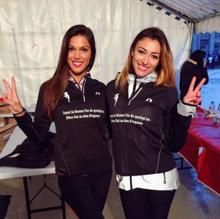 Miss France 2016 et Rachel Legrain-Trapani ont participé à la Course du Coeur qui sensibilise au don d'organes. 