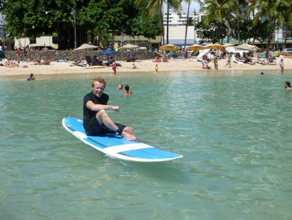 Quitte à être à Hawaï : hop, un petit coup de paddle, ça mange pas de pain...