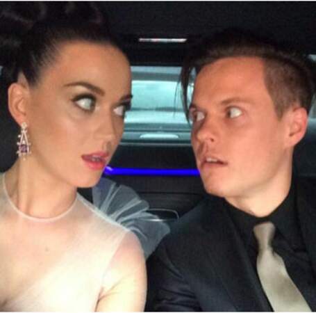 Autre duo : Katy Perry et son frère David, qui nous offrent un moment freaky