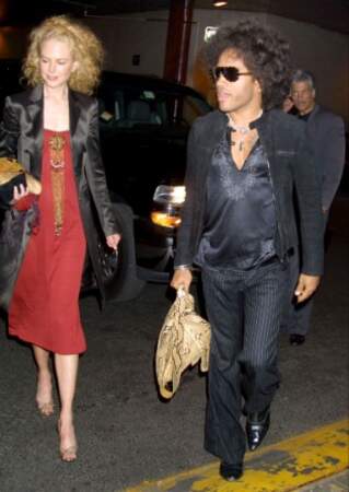 Nicole Kidman et Lenny Kravitz