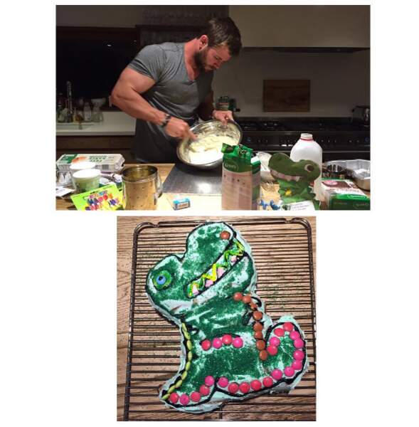 Mais qui est ce bellâtre qui s'active en cuisine ? C'est Chris Hemsworth alias Thor !