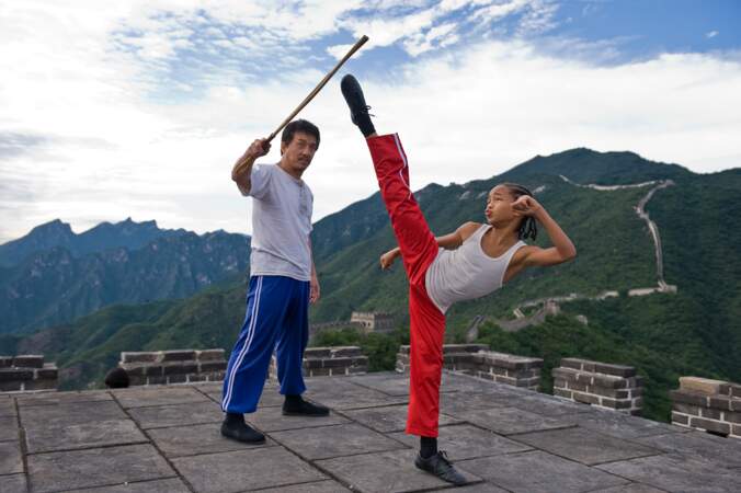 Avec Jackie chan, Jaden s'entraîne aux arts martiaux dans le remake de Karate Kid en 2010.