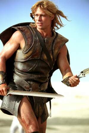Brad Pitt dans la peau d'Achille dans Troie