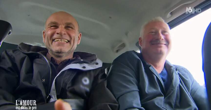 Didier et Bernard, le Picard viennent de monter en voiture...