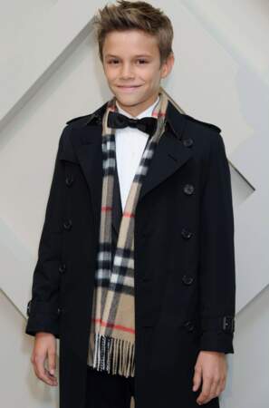 Romeo Beckham, fils de David Beckham, né le 1er septembre 2012