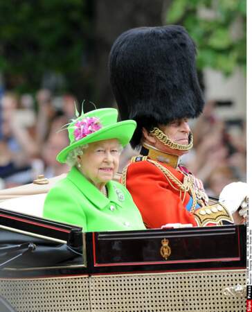 La reine Elizabeth II est verte !