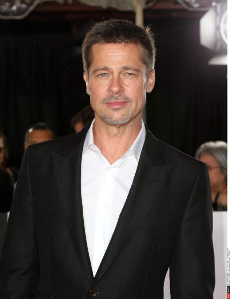Mais Brad Pitt pose aussi en vrai beau gosse !