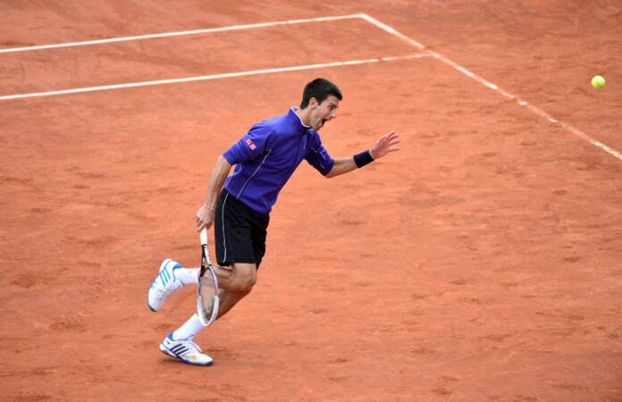 Novak Djokovic tout sourire et très décontracté...
