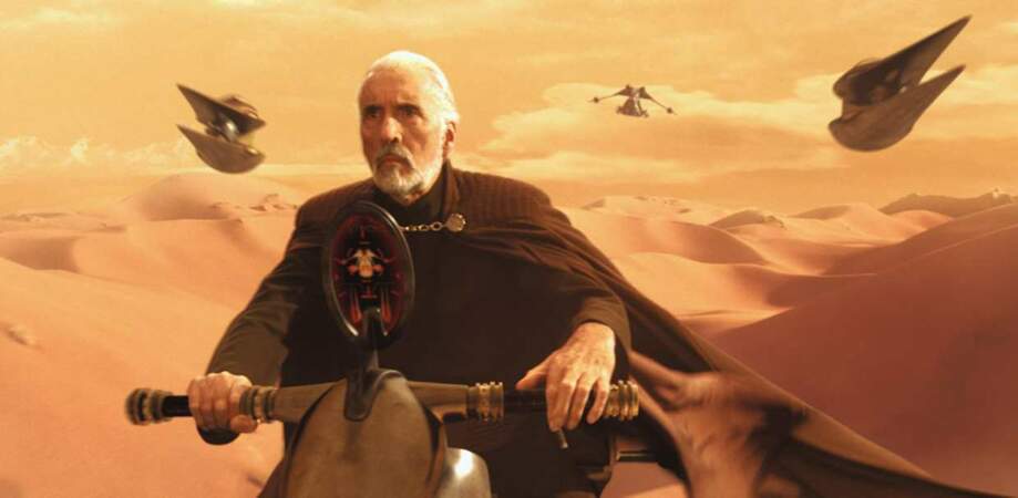 George Lucas lui offre le rôle du Comte Dooku dans Star Wars