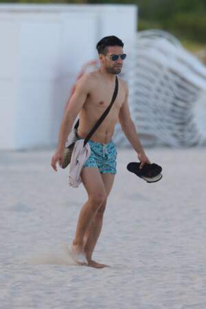 Radamel Falcao s'apprête à bronzer sur la plage de Miami.