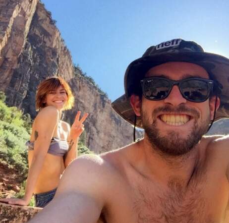 Vacances en amoureux dans le Grand Canyon pour la pétillante Fauve Hautot. 