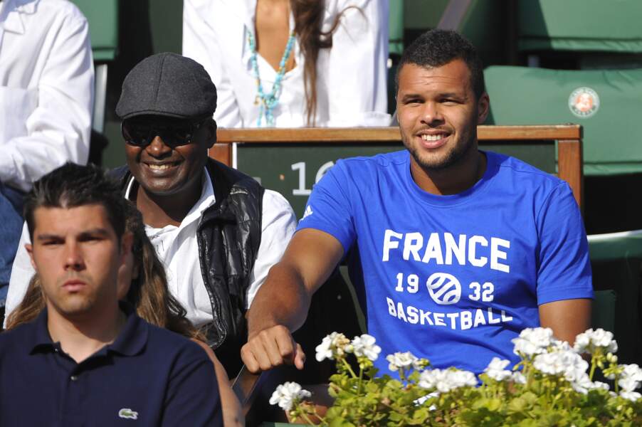 Didier et Jo-Wilfried Tsonga, supporter des joueurs de tennis français !