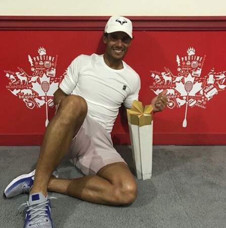 Félicitations à Rafael Nadal, qui a décroché son 80e prix à Toronto ! Vamos ! 