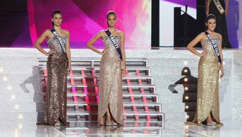 Miss Tahiti et Miss Nord Pas-de-Calais sont arrivées en deuxième et troisième position