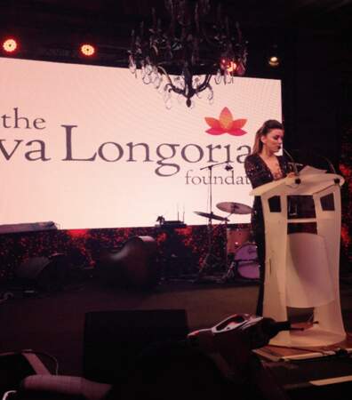 Eva Longoria se mobilise pour la bonne cause au Global Gift Gala