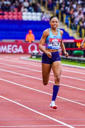 Allyson Felix (USA, 400m), athlète la plus médaillée de l'histoire des Mondiaux