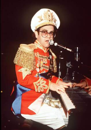 Flambloyant lors d'un concert à Londres dans les années 70